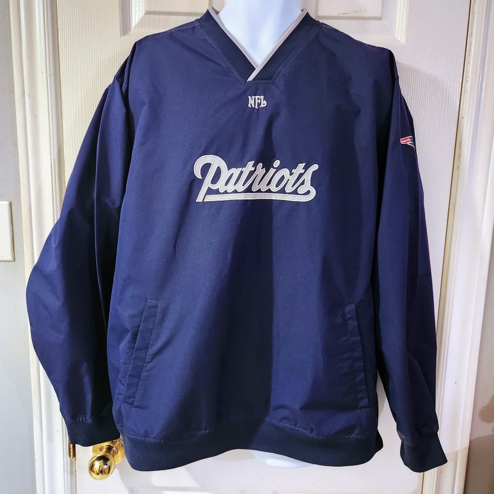NFL Patriots Sideline pullover side zip XL